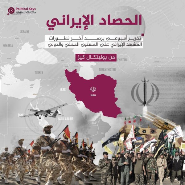 الحصاد الإيراني... تقرير أسبوعي يرصد أبرز تطورات المشهد الإيراني على المستوى المحلي والدولي  في الفترة الممتدة ما بين1و8 كانون الأول من بوليتكال كيز.
